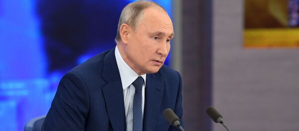 La gran rueda de prensa anual del presidente ruso, Vladímir Putin - Sputnik Mundo