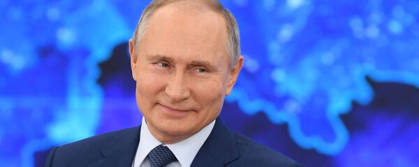 La gran rueda de prensa anual del presidente ruso, Vladímir Putin - Sputnik Mundo