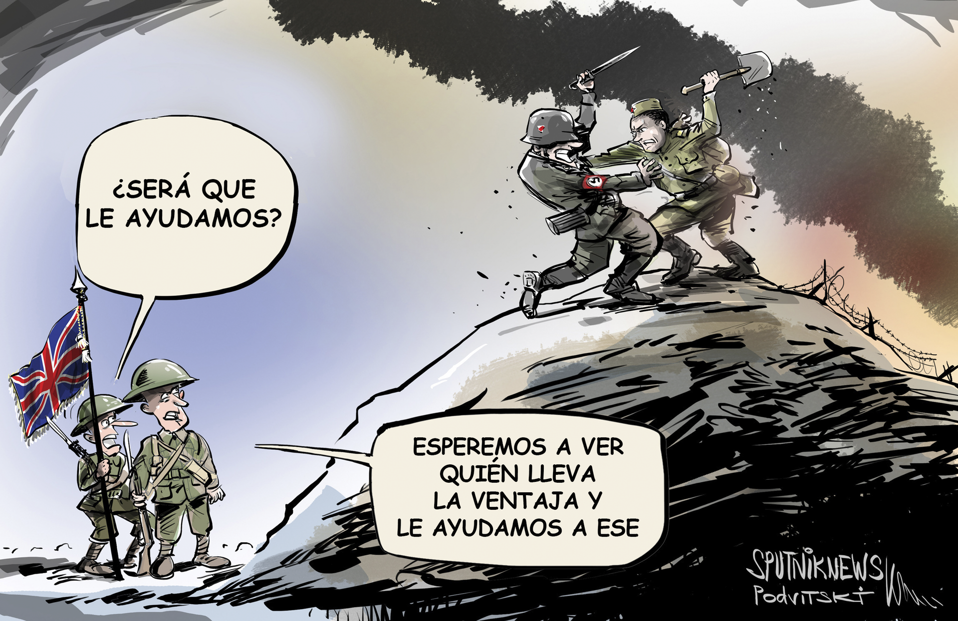 Reino Unido no tenía ninguna prisa por ayudar a la URSS tras la invasión nazi de 1941 - Sputnik Mundo, 1920, 03.05.2021