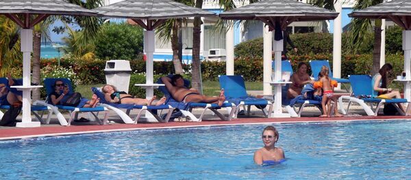 Turistas rusos en las playas de Cayo Coco - Sputnik Mundo