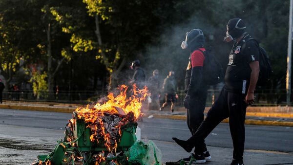 Estallido social en Chile - Sputnik Mundo