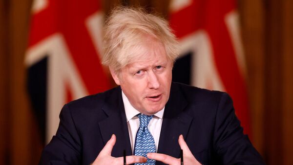 Boris Johnson, primer ministro británico - Sputnik Mundo