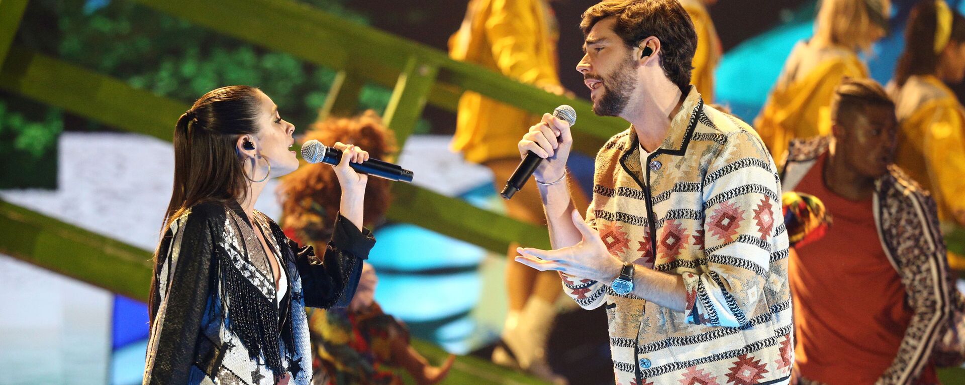 Álvaro Soler durante un concierto en los Latin American Music Awards - Sputnik Mundo, 1920, 24.12.2020