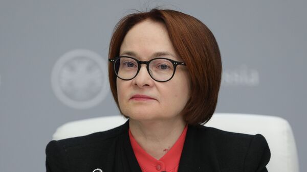 Elvira Nabiúlina, presidenta del Banco Central de Rusia - Sputnik Mundo