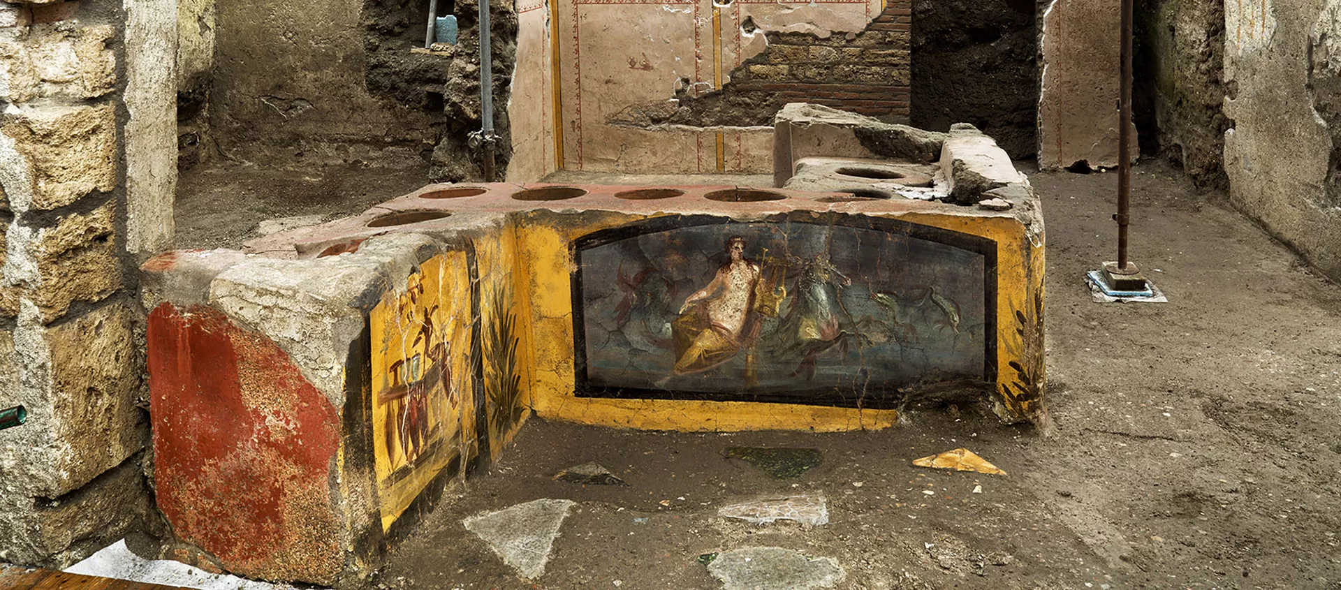 Establecimiento que vendía comida en Pompeya - Sputnik Mundo, 1920, 27.12.2020