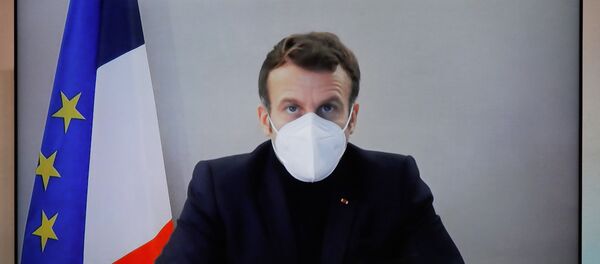 Emmanuel Macron, el presidente de Francia - Sputnik Mundo