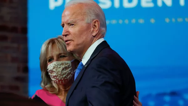 Joe Biden, presidente electo de EEUU, y su esposa, Jill Biden