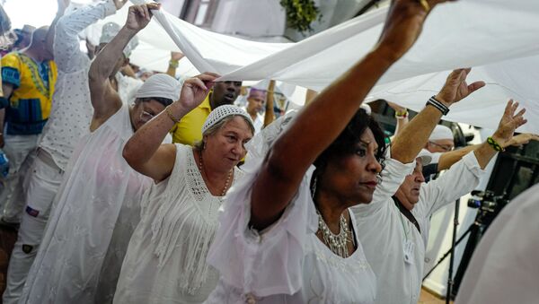 Seguidores de la religión yoruba en Cuba - Sputnik Mundo