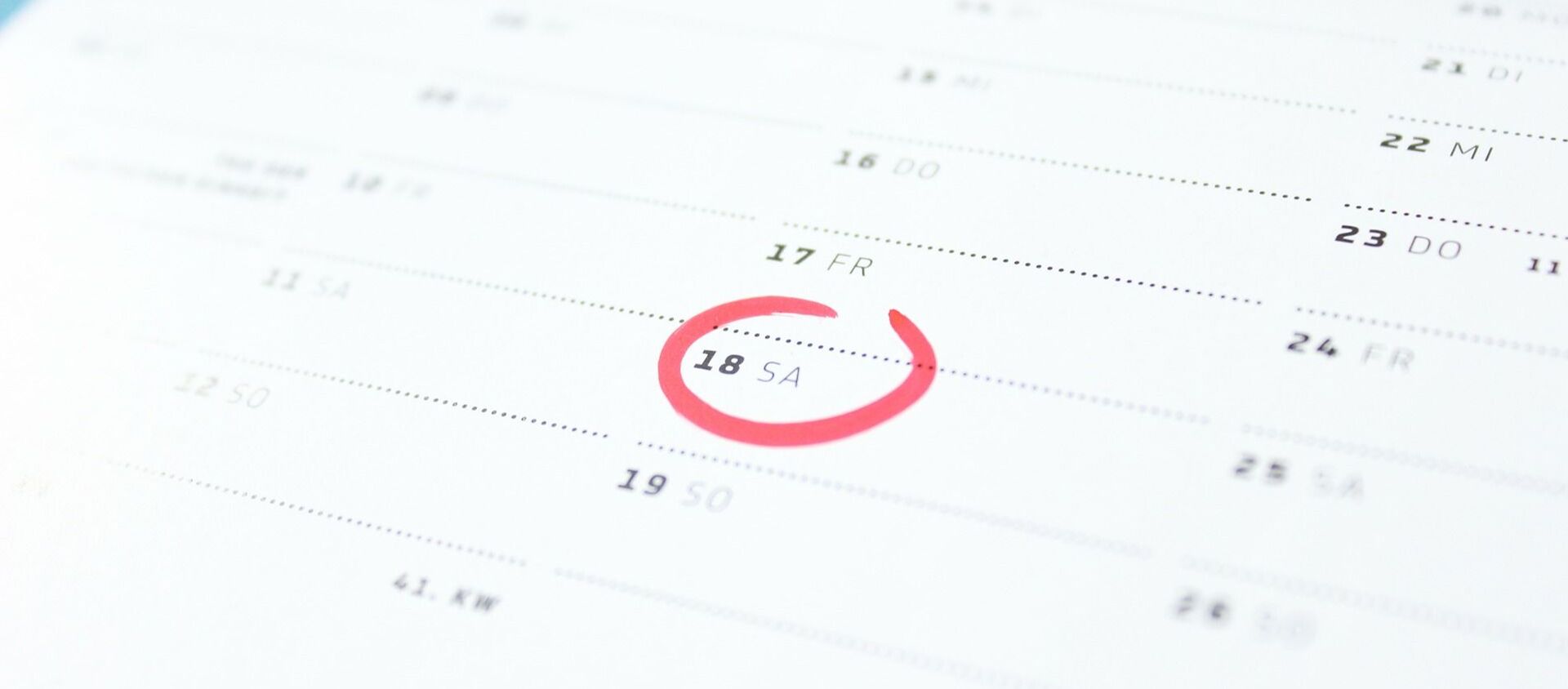 Un calendario. Imagen referencial Un calendario. Imagen referencial - Sputnik Mundo, 1920, 04.01.2021