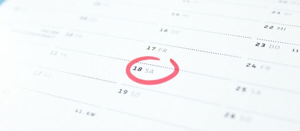 Un calendario. Imagen referencial - Sputnik Mundo