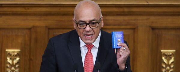 Jorge Rodríguez, presidente de la Asamblea Nacional de Venezuela  - Sputnik Mundo