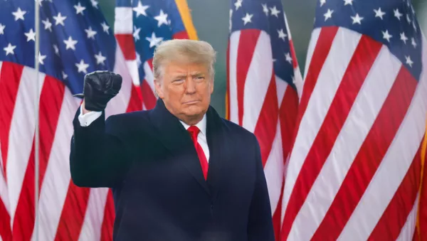 Donald Trump, presidente de EEUU - Sputnik Mundo