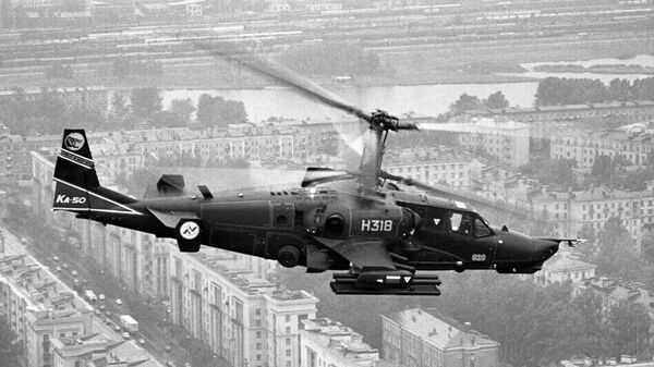 Helicóptero de ataque Ka-50 Tiburón Negro - Sputnik Mundo