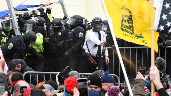 Protestas en el Capitolio - Sputnik Mundo