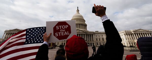 Protestas ante el Capitolio en Washington, EEUU - Sputnik Mundo