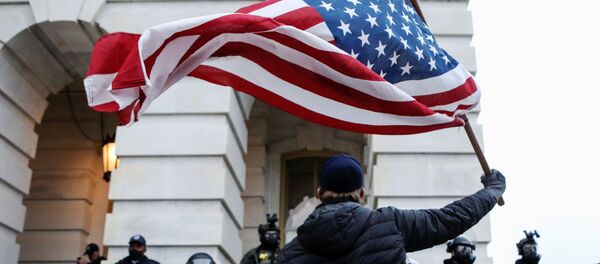 Protestas en EEUU a favor de Donald Trump - Sputnik Mundo