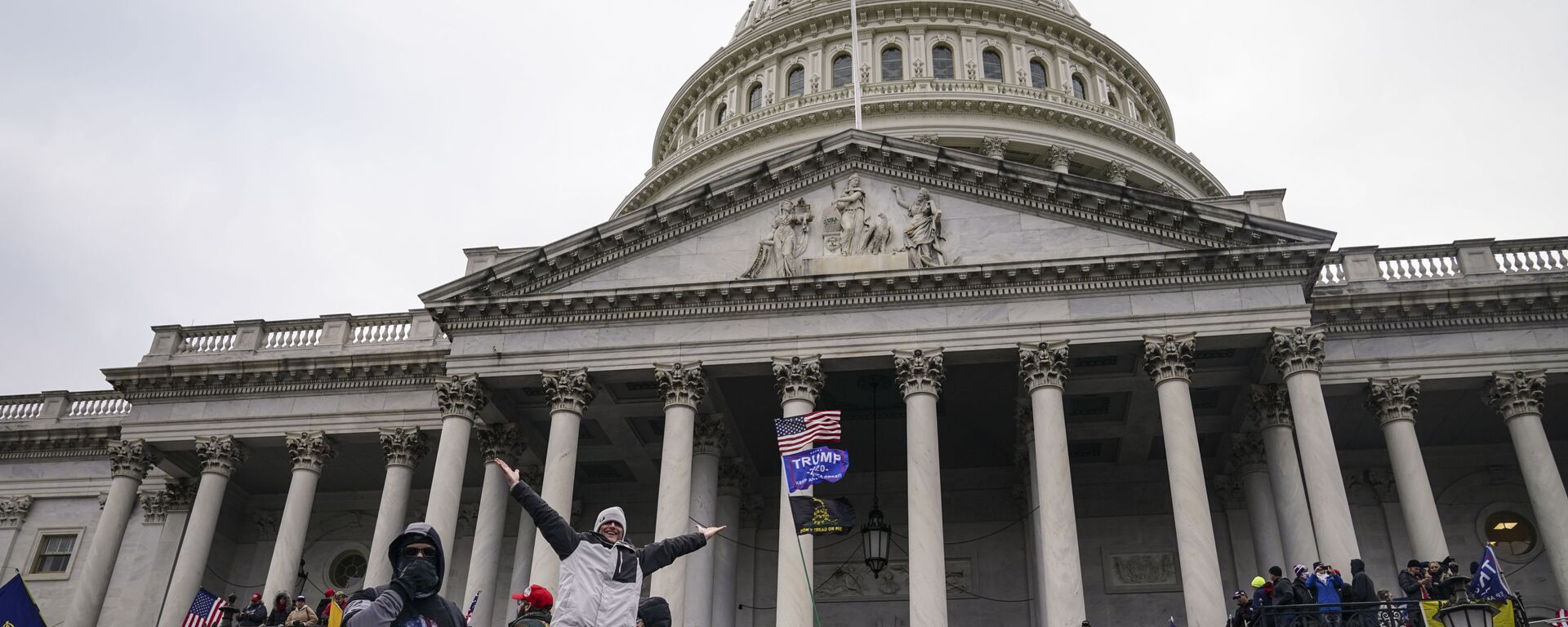 Manifestantes frente al Capitolio (Washington) - Sputnik Mundo, 1920, 19.11.2022