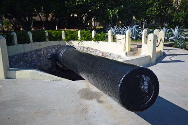 Cañon Krupp en el Hotel Nacional de Cuba - Sputnik Mundo