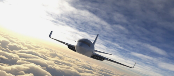 Ilustración de un avión eléctrico Eather One - Sputnik Mundo