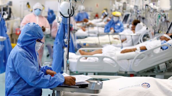 Brote de coronavirus en Perú - Sputnik Mundo