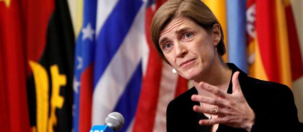 Samantha Power, la ex representante permanente de EEUU ante la ONU - Sputnik Mundo