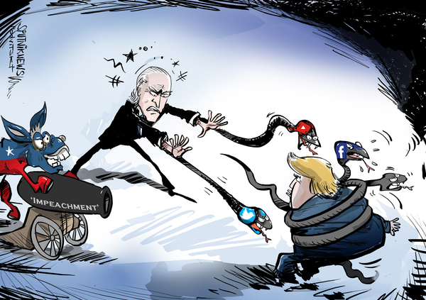 YouTube, otra 'serpiente' que muerde a Trump tras el asedio al Capitolio  - Sputnik Mundo