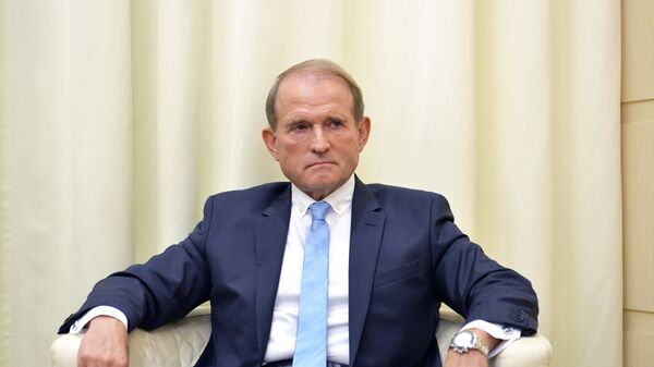 Víktor Medvedchuk, presidente del Consejo Político del partido ucraniano Plataforma opositora – Por la vida - Sputnik Mundo