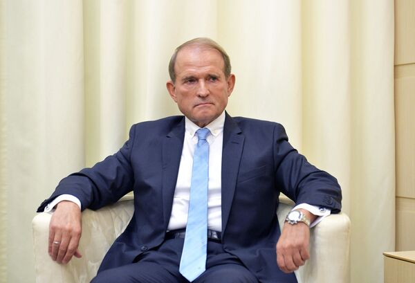 Víktor Medvedchuk, presidente del Consejo Político del partido ucraniano Plataforma opositora – Por la vida - Sputnik Mundo