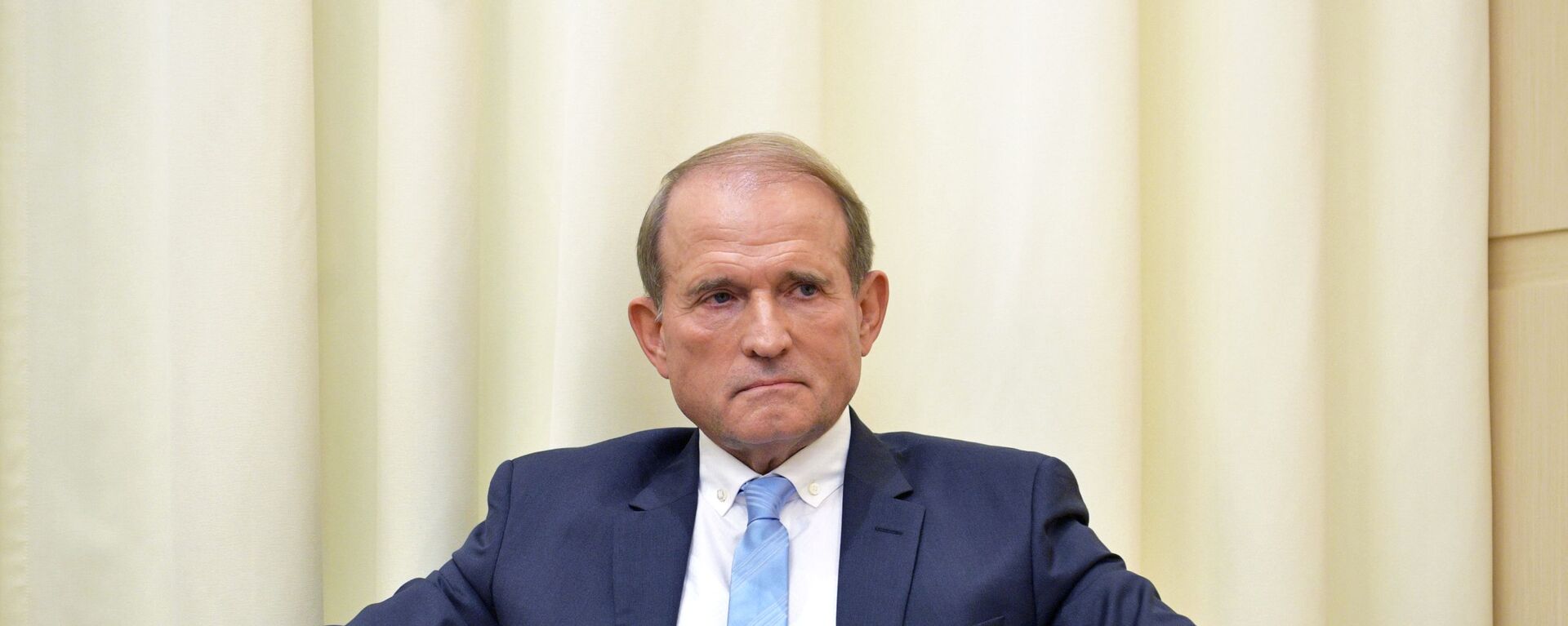 Víktor Medvedchuk, presidente del Consejo Político del partido ucraniano Plataforma opositora – Por la vida - Sputnik Mundo, 1920, 12.10.2021