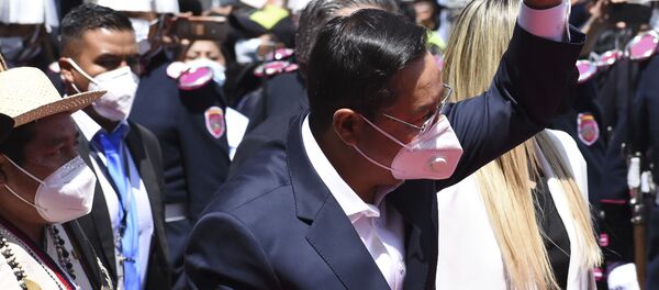 Luis Arce, presidente de Bolivia - Sputnik Mundo