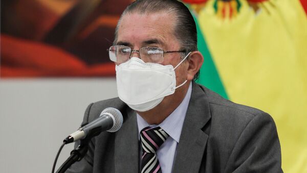 El ministro de Salud boliviano, Édgar Pozo - Sputnik Mundo