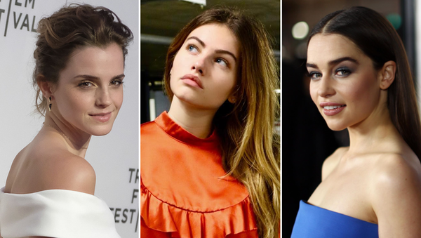 Emma Watson, Thylane Blondeau y Emilia Clarke - Sputnik Mundo