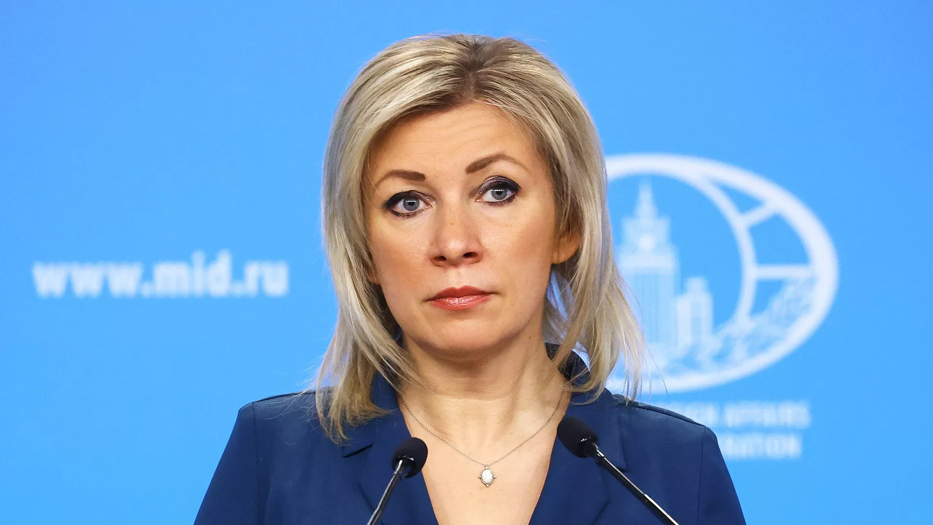 María Zajárova, portavoz del Ministerio de Exteriores de Rusia María Zajárova, portavoz del Ministerio de Exteriores de Rusia