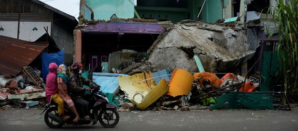 Consecuencias del terremoto en Indonesia - Sputnik Mundo