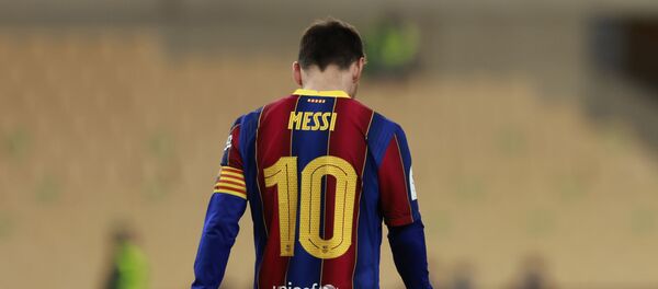 El capitán del FC Barcelona Leonel Messi - Sputnik Mundo