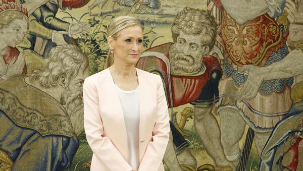 La expresidenta de la Comunidad de Madrid, Cristina Cifuentes - Sputnik Mundo