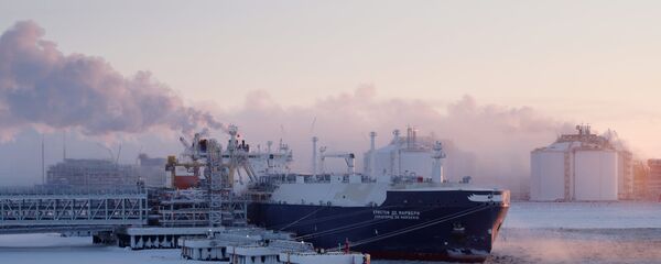 El buque cisterna Christophe de Margerie de la compañía gasística rusa Novatek - Sputnik Mundo