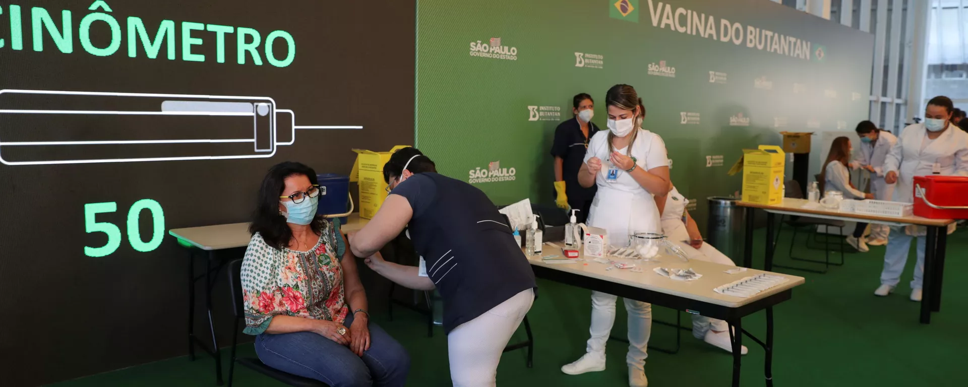 Vacunación en Brasil Vacunación en Brasil - Sputnik Mundo, 1920, 09.12.2021