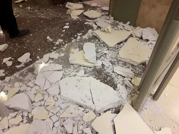 El terremoto también provocó cortes de energía en toda la provincia afectada. En la foto: las consecuencias del terremoto en San Juan. El terremoto también provocó cortes de energía en toda la provincia afectada. En la foto: las consecuencias del terremoto en San Juan. - Sputnik Mundo