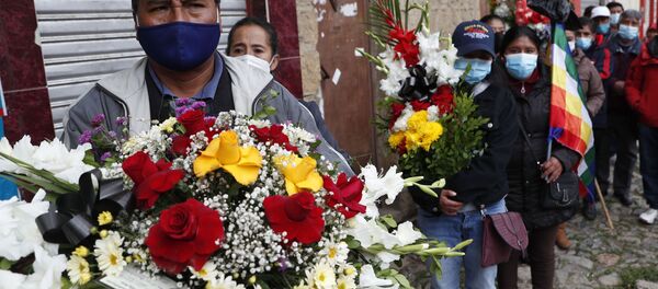 Multitudes despiden a fallecido líder indígena boliviano Felipe Mallku Quispe - Sputnik Mundo
