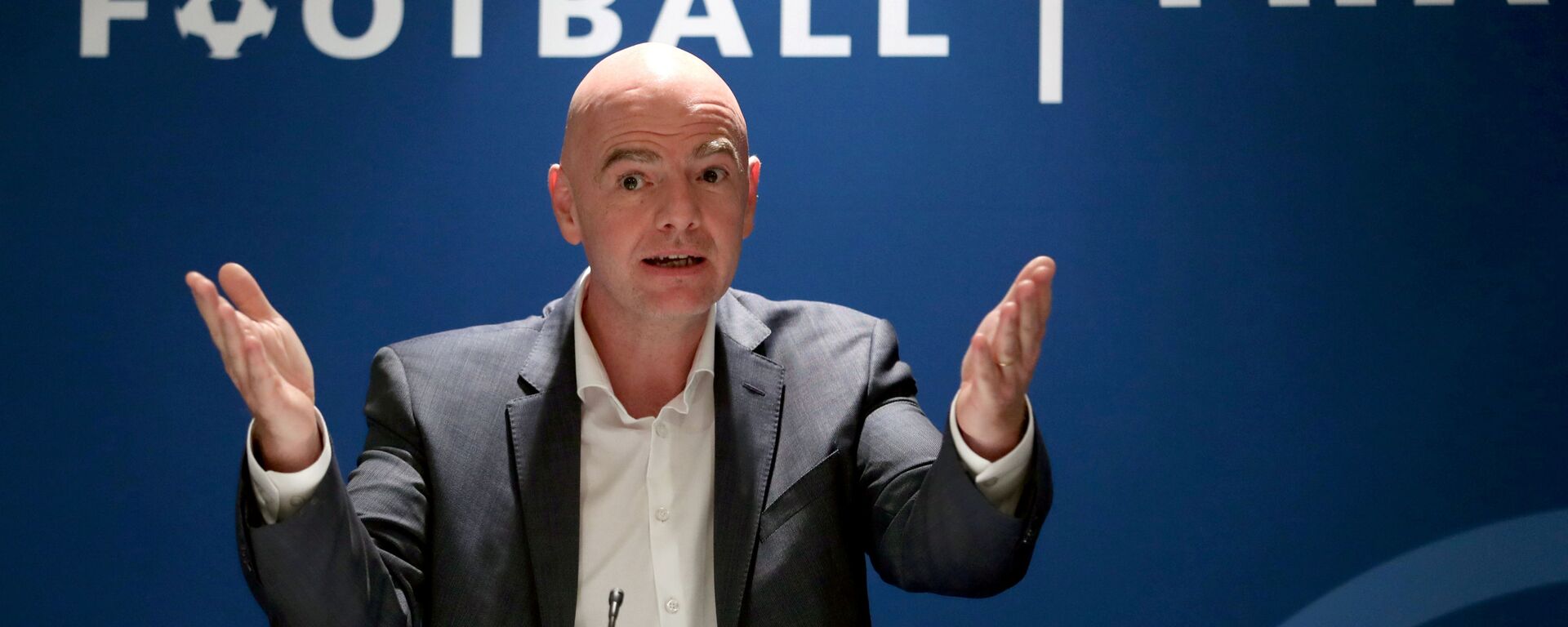 El presidente de la FIFA, Gianni Infantino El presidente de la FIFA, Gianni Infantino - Sputnik Mundo, 1920, 22.01.2021