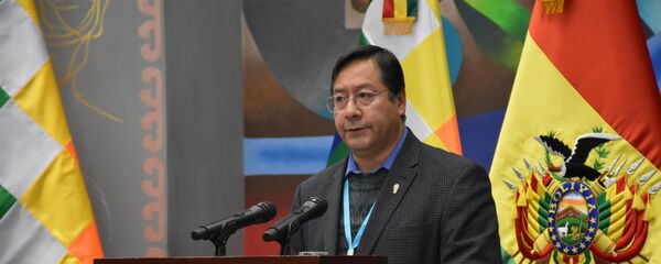 Luis Arce, el presidente de Bolivia - Sputnik Mundo