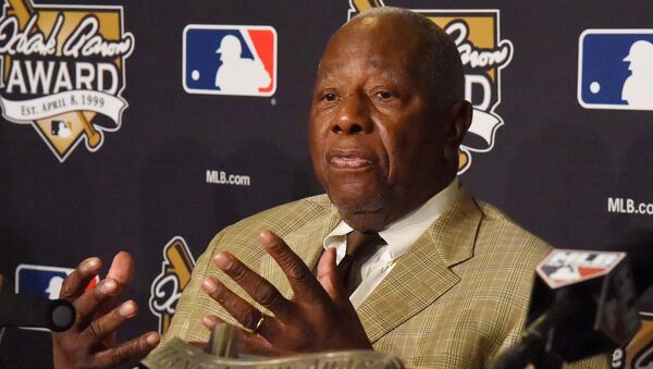 Henry 'Hank' Aaron, beisbolista estadounidense - Sputnik Mundo