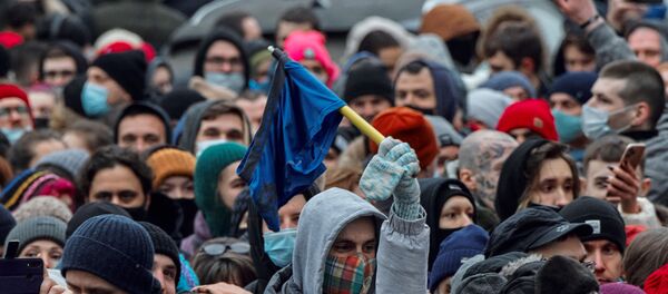 Las protestas no autorizadas en Rusia - Sputnik Mundo