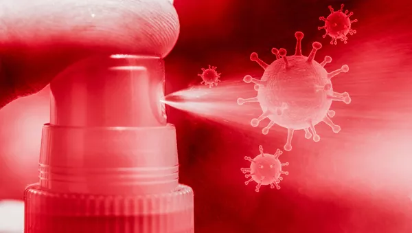 Un espray contra COVID-19 (imagen referencial) - Sputnik Mundo