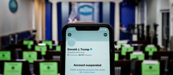 La cuenta de Donald Trump en Twitter - Sputnik Mundo