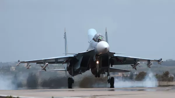 Un Su-30 ruso (imagen referencial)  - Sputnik Mundo