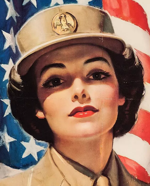 Hasta 1948, las mujeres de Estados Unidos solo podían desempeñar funciones militares en tiempos de guerra. El 12 de junio de 1948, el Congreso de Estados Unidos aprobó la ley de Integración de las Mujeres en las Fuerzas Armadas. Desde entonces, las mujeres en el Ejército estadounidense también pueden ser reclutadas en tiempos de paz. Desde 1992, la ley les permite ser pilotos de combate, y desde 1993, servir en buques de combate. En la actualidad, las mujeres representan el 14,5% del total de los militares estadounidenses en servicio activo (datos del 2018). En la foto: un cartel que anima a las mujeres estadounidenses a unirse a las filas del WAC, el Cuerpo Femenino del Ejército de los Estados Unidos, 1943. Hasta 1948, las mujeres de Estados Unidos solo podían desempeñar funciones militares en tiempos de guerra. El 12 de junio de 1948, el Congreso de Estados Unidos aprobó la ley de Integración de las Mujeres en las Fuerzas Armadas. Desde entonces, las mujeres en el Ejército estadounidense también pueden ser reclutadas en tiempos de paz. Desde 1992, la ley les permite ser pilotos de combate, y desde 1993, servir en buques de combate. En la actualidad, las mujeres representan el 14,5% del total de los militares estadounidenses en servicio activo (datos del 2018). En la foto: un cartel que anima a las mujeres estadounidenses a unirse a las filas del WAC, el Cuerpo Femenino del Ejército de los Estados Unidos, 1943. - Sputnik Mundo