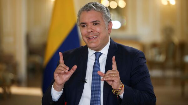 Iván Duque, presidente de Colombia - Sputnik Mundo