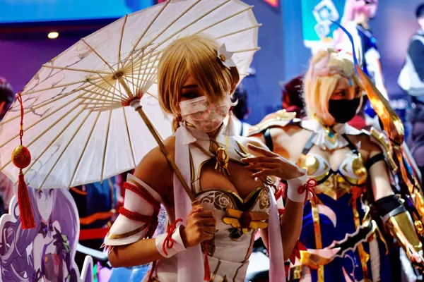 Una fan de 'cosplay' en la feria de 'gamers' Taipei Game Show en Taiwán. Una fan de 'cosplay' en la feria de 'gamers' Taipei Game Show en Taiwán. - Sputnik Mundo